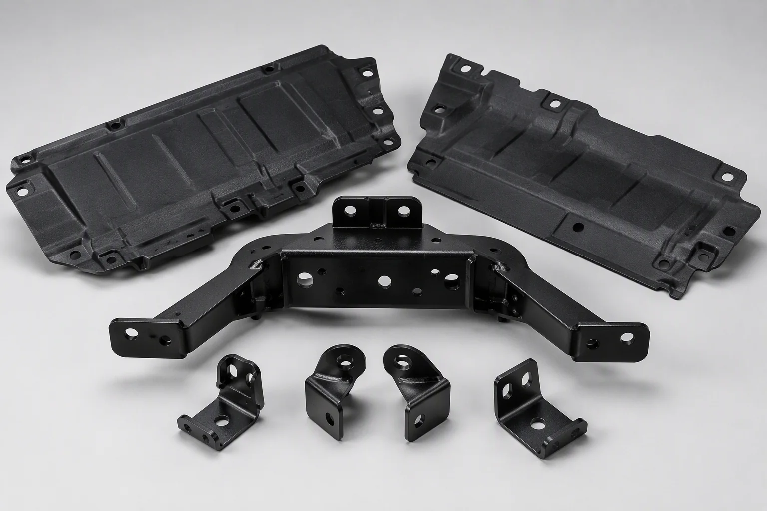 Automotive brackets and molded components